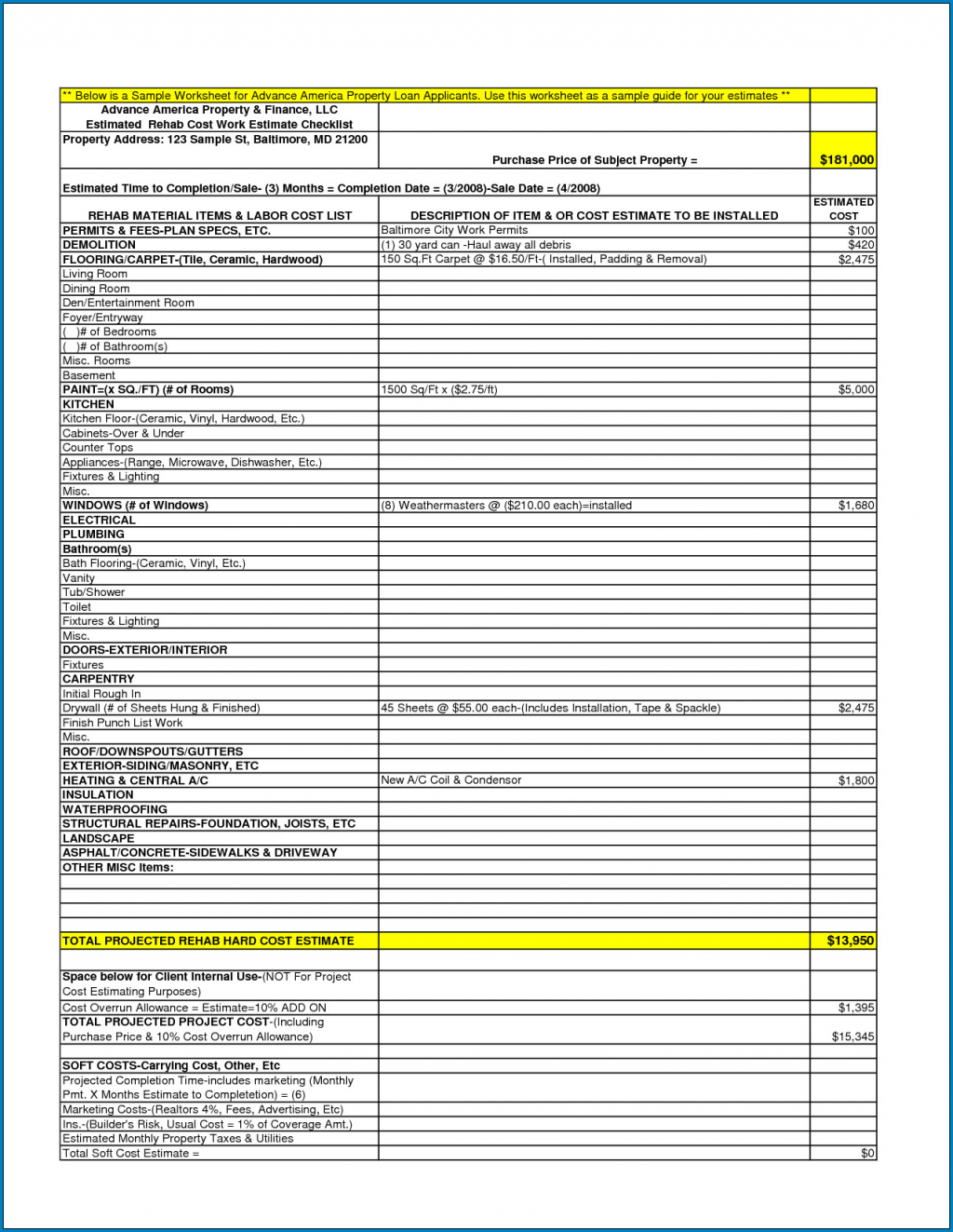 Free Printable Kitchen Remodel Checklist Template