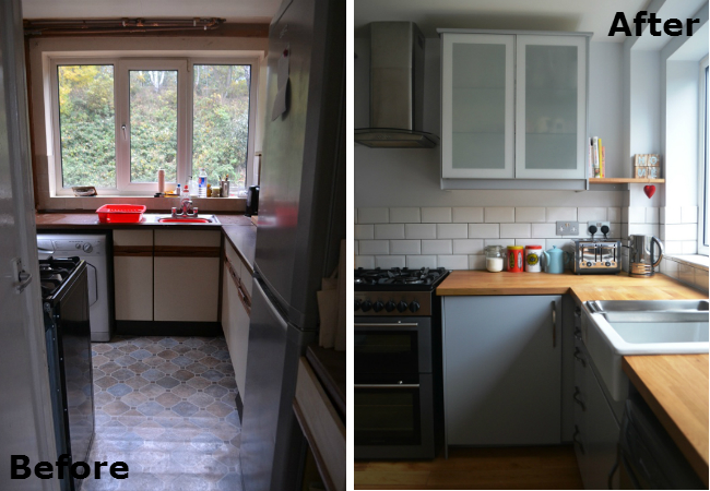 Before & After: A Small '70s Kitchen Remodel Puts Every Inch to Work